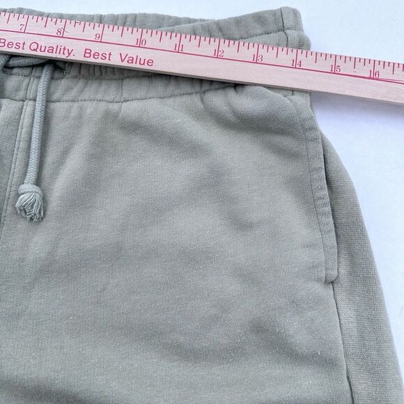 Tna Aritzia Joggers Womens Small Airy AF Fleece Sweatpants Sage Green Travel - Picture 8 of 10